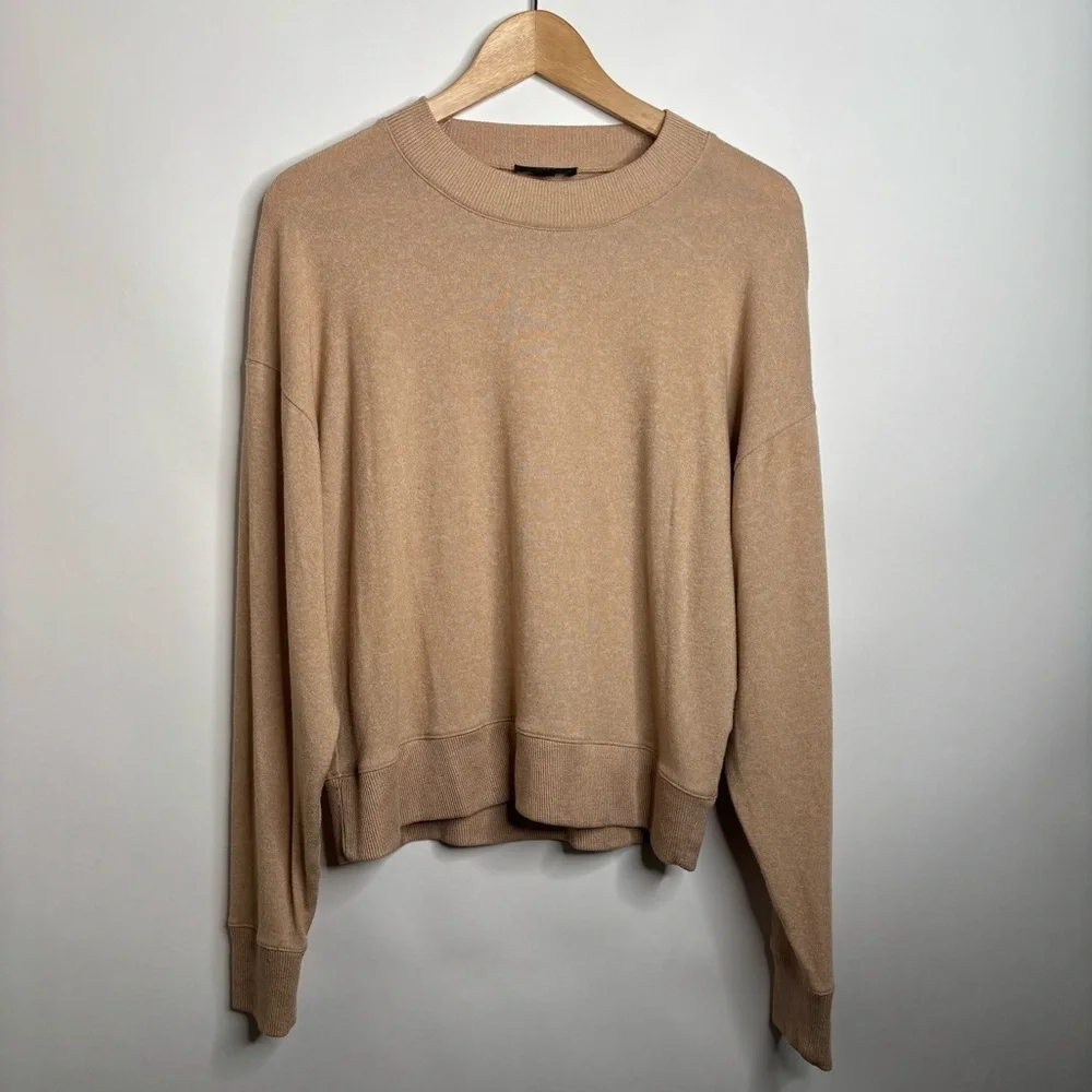 J. Crew Supercozy mockneck pullover size Medium